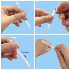 Awkelite Cotton sticks for medical purposes 75% Alcohol Cotton Swabs - Unscented, Disposable, for Hygiene, Care & Cleaning, Family & Travel Use 50pcs