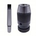 Mojoeagle Chucks for power drills elf Tightening Drill Chuck, 1-16mm Capacity, Morse Taper #2 Arbor, Heavy Duty Keyless Lathe Drill Chuck Set, 20CrMnTi Steel Construction for Milling, Drilling Machines