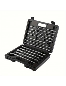 Cityeagle Power drill bit Concrete Drill Bits and Chisels Set for Electric Rotary Hammers Drilling Grooving Tools