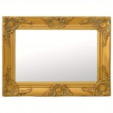 Nicespce Mirror frames Wall Mirror - Ornate Framed Antique- Style Decorative Dressing Room Mirror with Gold Accents for Luxurious Home