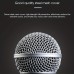 Airshark Microphones Professional Metal SM58LK Wired Cardioid Voice Dynamic Handheld Microphone with 6.35mm XLR Cable for Stage Performance