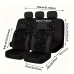 Supermonster Fitted automotive seat covers  Luxury Black Diamond Car Seat Covers Set - Premium Fit, Durable Polyester, Easy Care