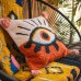Dayme Cushions Shaggy Pillow, Fluffy Chic Cushion Family Must Back