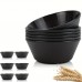 Zonedear Bowls 6pcs Unbreakable Salad Bowls, Striped, Round Zonedear Bowls 6pcs Unbreakable Salad Bowls, Striped, Round