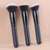 Blackzebra Make-up brushes 3pcs Oval Makeup Brush Set for Foundation, Blush & Powder - Nylon Bristles