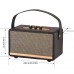 East whale Personal stereos Vintage Leatherette Portable Wireless Speaker, Stereo Dual Speakers