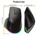 NORTH DEER Computer mouse Wireless Gaming Mouse with RGB Lighting - Rechargeable, Wireless Enabled