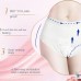 Curvespace Menstrual underwear Ultra-Soft Cotton Leakproof Menstrual Period Underwear for Women - Hypoallergenic, Breathable & Absorbent Overnight Sanitary Pants with Leak-Proof Design 5pcs