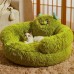 Mojoluck Pet cushions Cozy Monster-Shaped Pet for Cats & Dogs - Plush, Self-Warming, Non-Slip Bottom, Soft PP, Ideal for Small to Medium Breeds