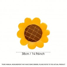 Mojolion Cushions Sunflower Plush Pillow Cushion - Versatile Backrest for Car, Sofa & Home Decor | Perfect Gift for Holidays