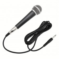 Airshark Microphones Professional Metal SM58LK Wired Cardioid Voice Dynamic Handheld Microphone with 6.35mm XLR Cable for Stage Performance
