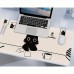 Whitehare Desk mats 1pc Kawaii Black Cat Desk Mat, Large Extended , Polyester
