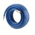 Topelephant Flexible tubes of plastic 15M Blue Flexible Pneumatic PVC Hose with Quick Connector