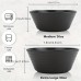Zonedear Bowls 6pcs Unbreakable Salad Bowls, Striped, Round Zonedear Bowls 6pcs Unbreakable Salad Bowls, Striped, Round