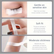 Fruitoday Adhesive bandages 12 Rolls Micropore Medical Tape for Eyelash Extension, Adhesive Fabric Tape