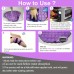 Youth angle Therapeutic cold therapy packs 1pc Knee Ice Pack Wrap, Gel Ice Packs For Knee Injuries Reusable, Hot Cold Compress Therapy For Arthritis, Meniscus Tear And ACL, Knee Cold Packs, Purple