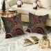 Nicespce Seat Cushions Aboriginal Art Polyester Throw Pillow Covers, Decorative Cushion Cases with Hidden Zipper, Double-Sided Design for Home Decor 2pcs