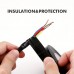 Topelephant Electrical insulating tape Waterproof PVC Electrical Tape - Flame Retardant, Wear-Resistant Wire Harness 3pcs