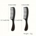 Zonedear Combs Extra-Thick Black Plastic Hair Comb for Styling and Scalp Massage