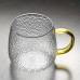 Whitedeer Glass mugs 4pcs Set Hammered Texture Glass Cups Whitedeer Glass mugs 4pcs Set Hammered Texture Glass Cups