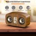 Oxwhale Wireless speakersWooden Grain Portable Wireless Speaker - Bluetooth Speaker