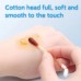 Timetrain Cotton sticks for medical purposes 50pcs Hypoallergenic Iodine Swabs for Wound Care & Disinfection - Individually Wrapped, Portable