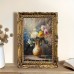 Todayspace Picture Frames Vintage Embossed Resin Photo Frame - Love Theme, Rectangular Wall-Mountable Decor for Home & Bedroom