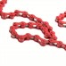 GIANT PANDA Bicycle chains tainless Steel Fixed Gear Bicycle Chain, 96 Links, Single Speed, Red - Ideal for Road, Track