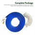 USTAR Watering hose Premium 25mm Blue Water Pump Hose Kit - 25m Durable