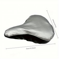 Oneour Bicycle saddle covers Ultra-Comfort Silvery Bike Seat Cover - Waterproof, Dustproof & Sun-Protective