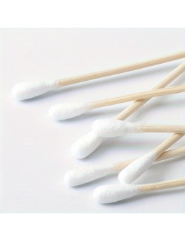 Hotmountain Cotton sticks for medical purposes Hynaut Hypoallergenic Cotton Swabs - Dual Tip Medical Disposable Swabs, 150 Count
