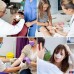 Enjoyouth Adhesive tapes for medical purposes 4 Rolls Paper Medical First Aid Surgical Tape: 2.54cm x 9.14 meter, Lightweight, Breathable, Microporous, Self-Adhesive, Latex-Free, Hypoallergenic, Bandage & Wound Dressing Tape