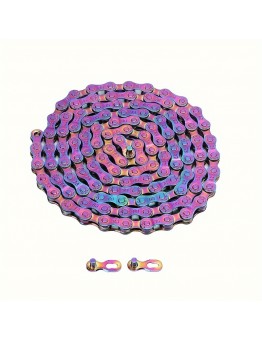 Cloudtiger Bicycle chains Steel Bike Chain 116 Links - 6/7/8 Speed Compatible, Lightweight Bicycle Chain for MTB, BMX, Road and Mountain Bikes, Universal Replacement Chain