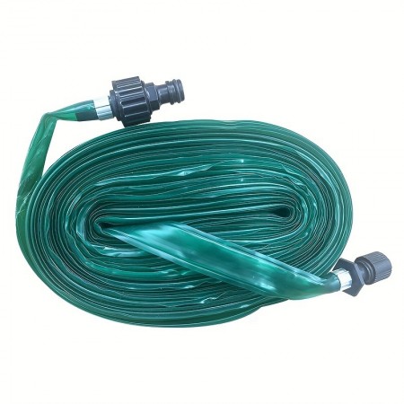 Topelephant Watering Hose 50ft Green Garden Hose Family Car Wash Garden Necessary