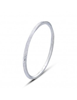Meking Hundreds of Mobius ring sterling silver bracelet 990 foot silver bracelet frosted open adjustable bracelet silver jewelry