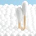 Green Crane Cotton sticks for medical purposes 50 Pack 3.94inch Bamboo Cotton Swabs - Durable, High Absorbency, Unscented Cotton Buds for First Aid, Antiseptic Application, and Cleaning