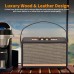 East whale Personal stereos Vintage Leatherette Portable Wireless Speaker, Stereo Dual Speakers