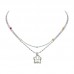  Searose Smiley Land Collection Colorful Beaded Stacking Necklace Women Summer Dopamine Double Layer Necklace