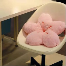Todayspace Cushions Plush Pink Cherry Blossom Petal Cushion - Versatile Floor Pillow for Bedroom & Living Room Decor, Hand Washable