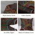 Nicespce Seat Cushions Aboriginal Art Polyester Throw Pillow Covers, Decorative Cushion Cases with Hidden Zipper, Double-Sided Design for Home Decor 2pcs