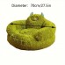 Mojoluck Pet cushions Cozy Monster-Shaped Pet for Cats & Dogs - Plush, Self-Warming, Non-Slip Bottom, Soft PP, Ideal for Small to Medium Breeds