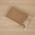 Mojolion Paper photo frames Art Deco Style Kraft Paper Photo Frames, Wall Hanging Picture Frame Set, Vertical Wood Material Oblong Frames for Wall Display, with Clips and Twine for Birthday, Christmas, Wedding, Anniversary Party Decor 5pcs