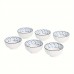 Aerial baby Bowls ceramic bowl set of 6 style tableware rice bowl noodle for family meals 6pcs