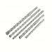 Cityeagle Power drill bit Concrete Drill Bits and Chisels Set for Electric Rotary Hammers Drilling Grooving Tools