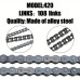 Supermonster Bicycle chains Motorcycle Chain, Chain Breaker, With Opening Link Breaker, 108 Links, Suitable