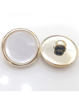 Pink Tiger Buttons cat's eye pearl accessories hand-stitched gold edge round small fragrant wind exquisite high-grade coat clothes buckle 4pcs