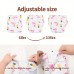 Wondermoon Baby diapers 9-Pack Adjustable Cloth Diapers with Storage Bag, Reusable 3-Layer Polyester Baby Diapers, Washable Waterproof Microfiber Inserts for 3-15kg - Ideal for Holidays and Gifts