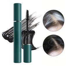 Forestcat Hair dye Durable Temporary Hair Dye Stick for Men and Women, Easy-to-Carry White Hair Cover with Color Brush Long-Lasting Temporary Root Concealer Cream for Normal Hair Types