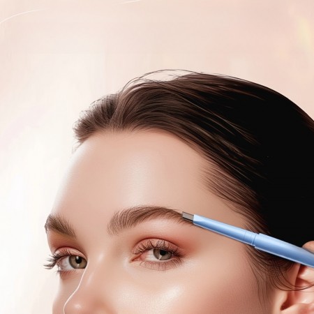 Forestcat Eyebrow pencils Dual-Ended Eyebrow Pencil, Smudge-Proof, Sweat-Resistant, Makeup Tool for All Liquid Smudge-Proof for Flawless Makeup