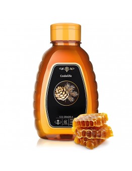 Codelife Honey – Natural, Authentic Premium Honey from Spring-Blooming Acacia Flowers in Turkey | Antioxidant-Rich with Delicate Flavor & Slow Crystallization | Ideal Gift for Honey Lovers – 16 oz